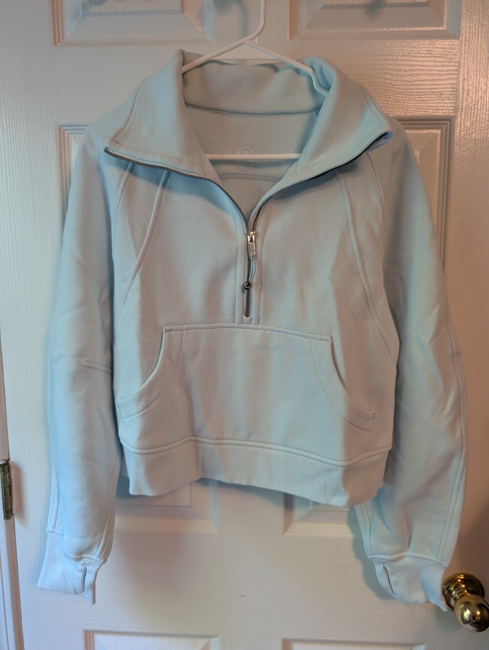 Lululemon Scuba Half Zip Size XS/S Sheer Blue